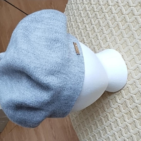 Braxton wool angora gray beret - Picture 1 of 5